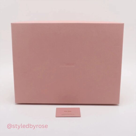 AUTHENTICATED Miu Miu Matelasse Pink Brown Bowler Bag with Box + Authentication - Picture 9 of 12